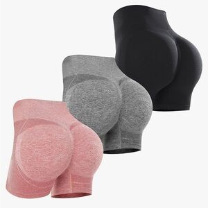 Butt lifting biker shorts